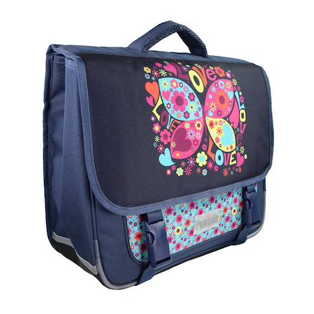 Cartable scolaire primaire  phileas - papillon Bleu 2 - vertbaudet enfant 