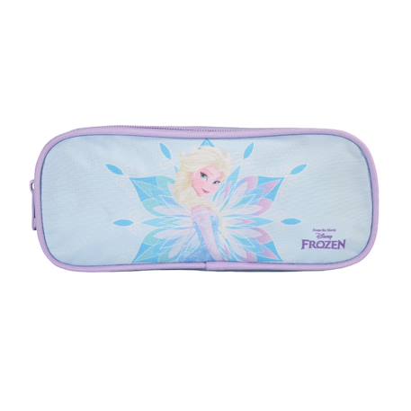 Trousse scolaire rectangulaire  la reine des neiges Bleu 1 - vertbaudet enfant 