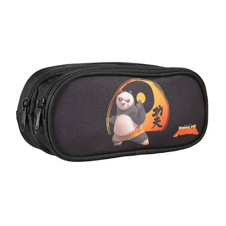 Trousse scolaire rectangulaire kung fu panda Noir 2 - vertbaudet enfant 