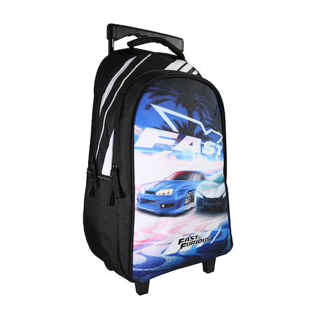Sac à dos à roulettes fast & furious Noir 2 - vertbaudet enfant 