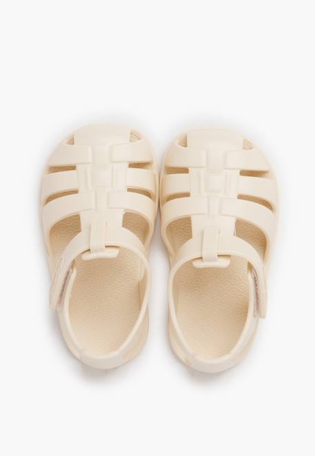 Sandales plastique semelle fine nemo fermeture à scratch Dijon+Ivoire+Menthe+Océan+Rose+Rose pâle+Sable+Sauge 11 - vertbaudet enfant 