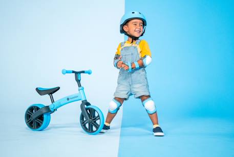 Draisienne d'apprentissage évolutive junior Bleu clair 2 - vertbaudet enfant 