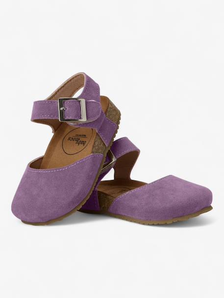 Sandales astrid enfant en cuir vegan Beige+Green+Light brown+Mustard+Purple+Red 26 - vertbaudet enfant 