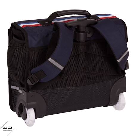 Cartable scolaire 41 cm à roulettes recyclé girl first Bleu 3 - vertbaudet enfant 