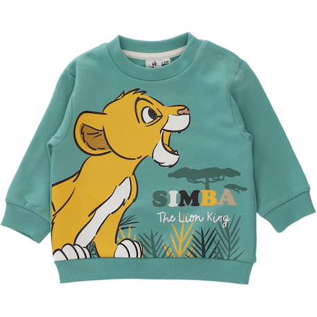 Sweat disney simba roi lion Vert d'eau 1 - vertbaudet enfant 