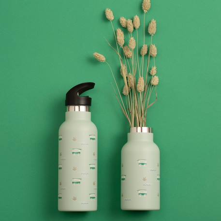Gourde isotherme Blanc+Blanc creme+Vert d'eau+Vert eau 16 - vertbaudet enfant 