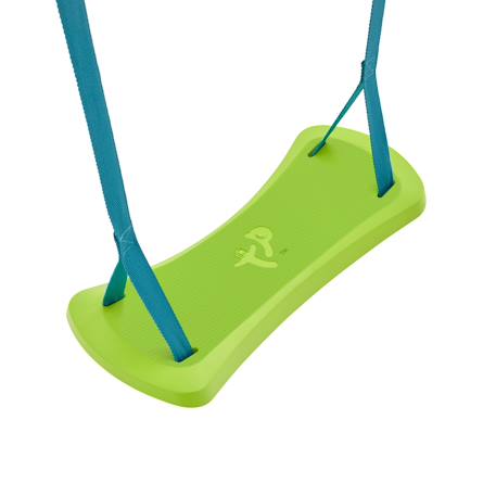 Portique balançoire et vis-à-vis aubépine bois h243cm Marron - bleu - vert 5 - vertbaudet enfant 