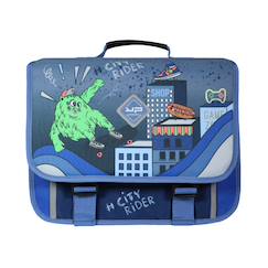 Cartable scolaire primaire monster  - vertbaudet enfant