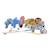 Croquet en bois animaux petit safari Bleu 2 - vertbaudet enfant 