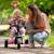 Tricycle  évolutif 4 en 1 dino métal Noir - rose 3 - vertbaudet enfant 