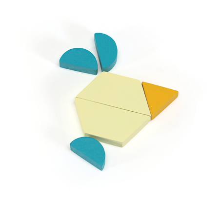Formes géométriques mosaïque 125 pcs Blanc 4 - vertbaudet enfant 