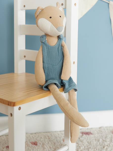 Peluche renard en coton et lin - 40 cm Renard 3 - vertbaudet enfant 