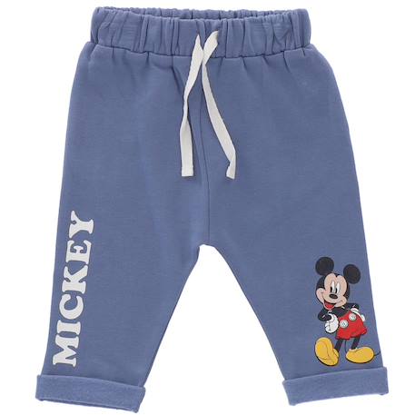 Pantalon en molleton disney mickey Bleu 1 - vertbaudet enfant 