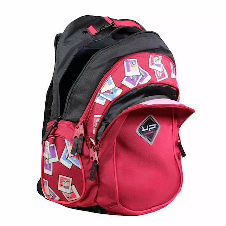 Sac à dos recyclé dos réglable insta Rouge 4 - vertbaudet enfant 