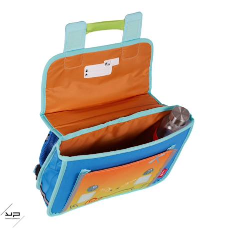 Cartable maternelle 32 cm recyclé caméléon Vert 4 - vertbaudet enfant 