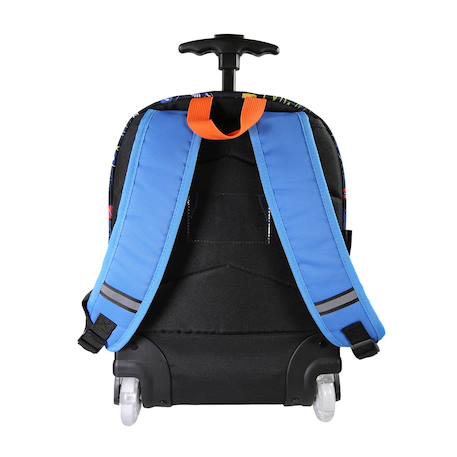 Sac à dos à roulettes primaire robot Noir 4 - vertbaudet enfant 