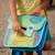 Cartable maternelle 32 cm recyclé caméléon Vert 2 - vertbaudet enfant 