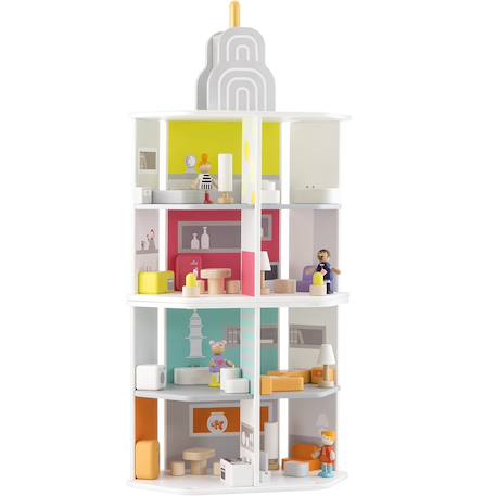 Maison de poupées tour sevi Blanc 1 - vertbaudet enfant 