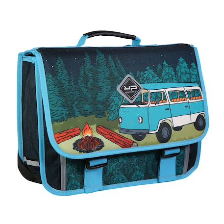 Cartable scolaire primaire van life Bleu 2 - vertbaudet enfant 