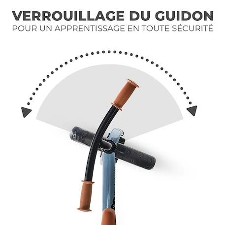 Draisienne Kinderkraft 2WAY NEXT avec Selle et Guidon Réglables, Roues EVA Sans Gonflage, Cadre Léger 3 kg et EN 71-1 Bleu+Menthe+Noir+Rose+Vert 5 - vertbaudet enfant 