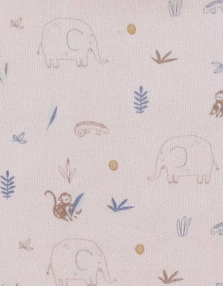 Pyjama 2 pièces en velours avec motif éléphant Rose 6 - vertbaudet enfant 