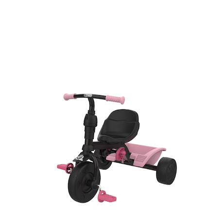Tricycle  évolutif 4 en 1 dino métal Noir - rose 5 - vertbaudet enfant 