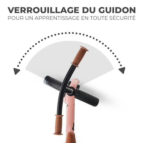 Draisienne Kinderkraft 2WAY NEXT avec Selle et Guidon Réglables, Roues EVA Sans Gonflage, Cadre Léger 3 kg et EN 71-1 Bleu+Menthe+Noir+Rose+Vert 23 - vertbaudet enfant 
