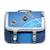 Cartable scolaire 38cm recyclé objectif lune Bleu 1 - vertbaudet enfant 