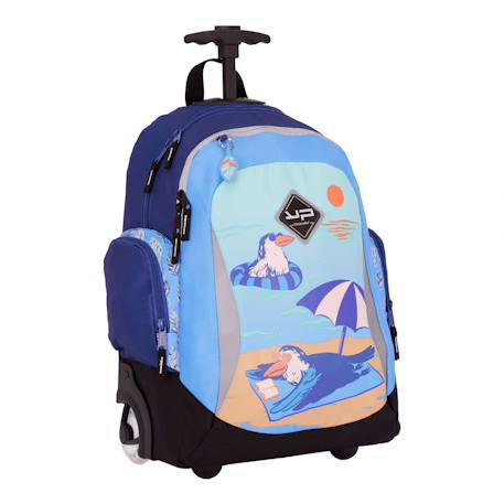 Sac à dos scolaire à roulettes  farniente Multicolore 1 - vertbaudet enfant 