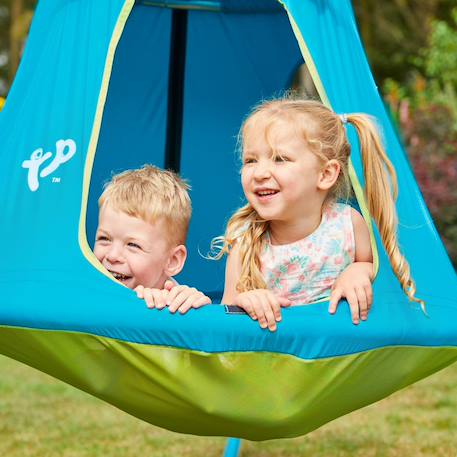 Balançoire tente ovni métal h190-250cm Bleu - noir 2 - vertbaudet enfant 