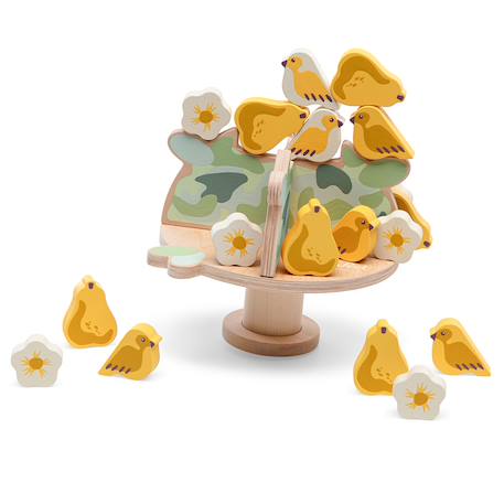 Jeu d'équilibre arbres et oiseaux Jaune 2 - vertbaudet enfant 