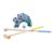 Croquet en bois animaux petit safari Bleu 5 - vertbaudet enfant 