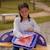 Cartable maternelle 32 cm recyclé paon Violet 2 - vertbaudet enfant 
