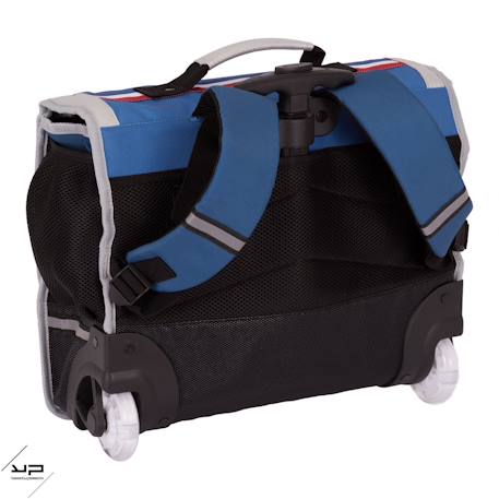 Cartable scolaire à roulettes 41 cm objectif lune Bleu 3 - vertbaudet enfant 