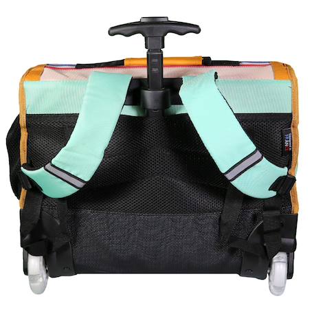 Cartable scolaire à roulettes jungle Multicolore 4 - vertbaudet enfant 