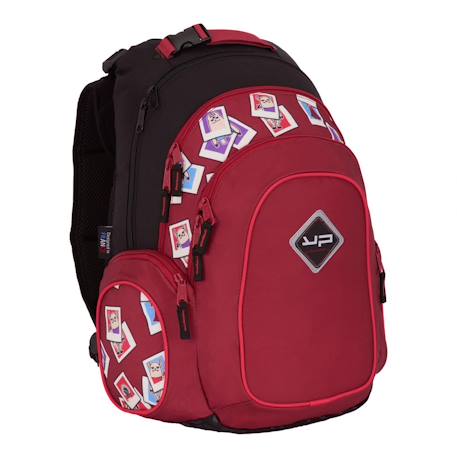 Sac à dos recyclé dos réglable insta Rouge 1 - vertbaudet enfant 