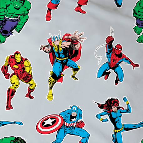Parure de lit 100% coton, marvel home comics super-héros Gris 5 - vertbaudet enfant 