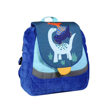 Sac goûter élastique maternelle pyradino Bleu 2 - vertbaudet enfant 