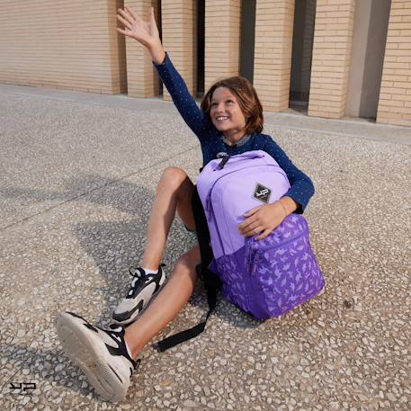 Sac à dos  recyclé dino Violet 2 - vertbaudet enfant 