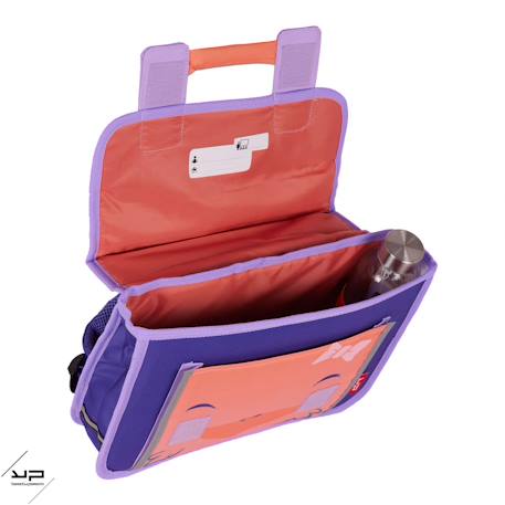 Cartable maternelle 32 cm recyclé paon Violet 4 - vertbaudet enfant 