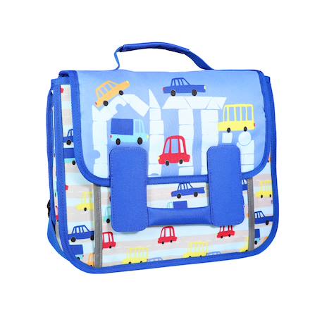 Cartable scolaire maternelle en route Bleu 2 - vertbaudet enfant 