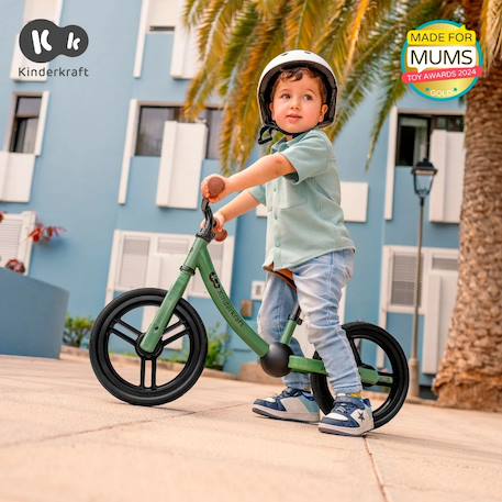 Draisienne Kinderkraft 2WAY NEXT avec Selle et Guidon Réglables, Roues EVA Sans Gonflage, Cadre Léger 3 kg et EN 71-1 Bleu+Menthe+Noir+Rose+Vert 20 - vertbaudet enfant 