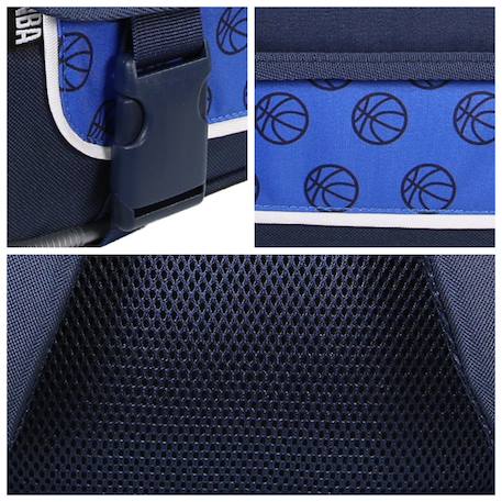 Cartable scolaire nba Bleu 6 - vertbaudet enfant 
