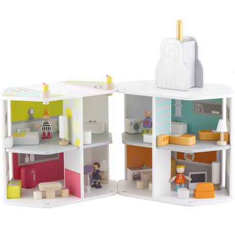 Maison de poupées tour sevi Blanc 3 - vertbaudet enfant 