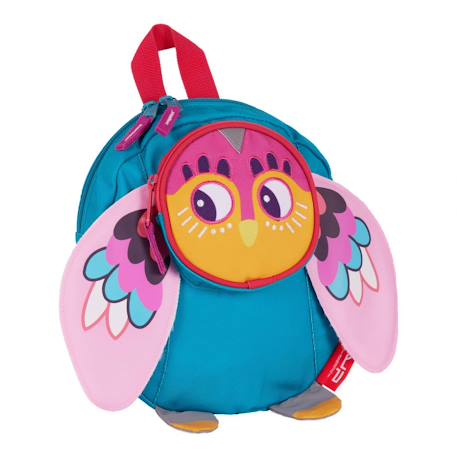 Sac goûter chouette Multicolore 1 - vertbaudet enfant 