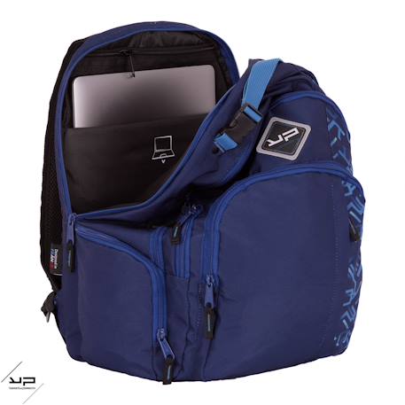 Sac à dos recyclé ordi usb typo Bleu 4 - vertbaudet enfant 