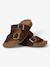 Sandales sunny enfant en cuir vegan Beige+Brun+Violet 9 - vertbaudet enfant 