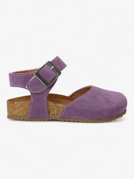 Sandales astrid enfant en cuir vegan Beige+Green+Light brown+Mustard+Purple+Red 25 - vertbaudet enfant 
