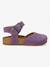Sandales astrid enfant en cuir vegan Beige+Green+Light brown+Mustard+Purple+Red 25 - vertbaudet enfant 