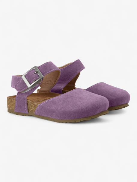 Sandales astrid enfant en cuir vegan Beige+Green+Light brown+Mustard+Purple+Red 27 - vertbaudet enfant 